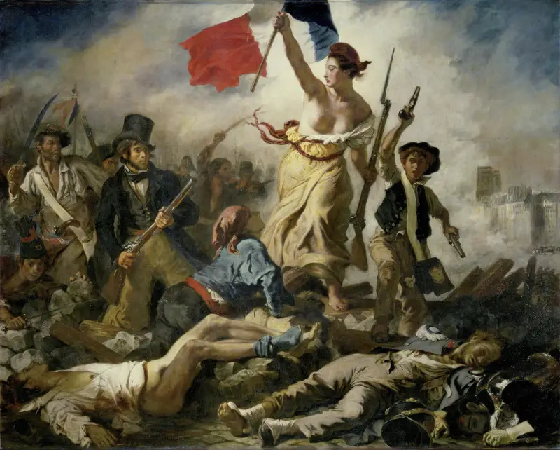 La Liberté guidant le peuple par Eugène Delacroix